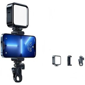 RGB Video Light, 2000mAh Magnetic LED Camera Light for Photography, CRI 95+ 3000-6000K Portable Pocket Light w 3 Cold Shoes, Rechargeable Dimmable Fill Light for TikTok, Vlog, YouTube, Zoom in Saudi Arabia