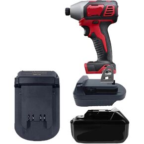 URUN for Dewalt to Milwaukee Adapter, Battery Adapter for DeWalt 20V&60V Lithium Battery Convert to for Milwaukee M18 18V lithium ion battery M18 Battery Use for Milwaukee M18 18V Cordless Power Tool in Kuwait