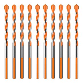 12 Piece Masonry Drill Bit Set for Concrete and Tile Industrial Grade | Carbide Hammer Drill Bits 3mm-12mm No Slip Shank for DIY and Pro Projects in Kuwait