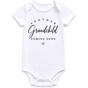 Another Grandchild Coming Soon Baby Bodysuit Pregnancy Announcement for Grandparents in Kuwait