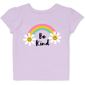 Be Kind T-Shirt Kids Kindness Rainbow Shirt Toddler Girl in Purple in Saudi Arabia