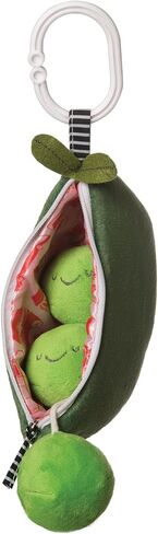 Manhattan Toy Farmer's Market Peas in A Pod Rattle, Squeaker & Travel Baby Toy in Kuwait