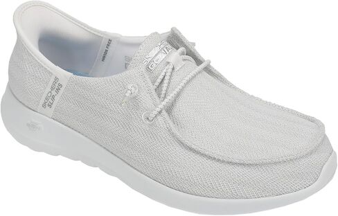 Skechers Performance Slip-Ins: Go Walk Joy-Fantasia Women's Slip On, 6.5 C/D US, White-Silver in Kuwait