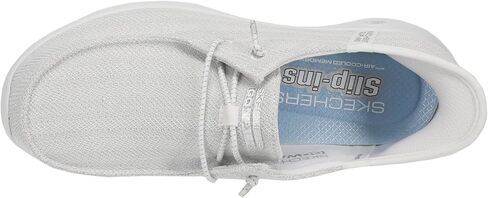 Skechers Performance Slip-Ins: Go Walk Joy-Fantasia Women's Slip On, 6.5 C/D US, White-Silver in Kuwait