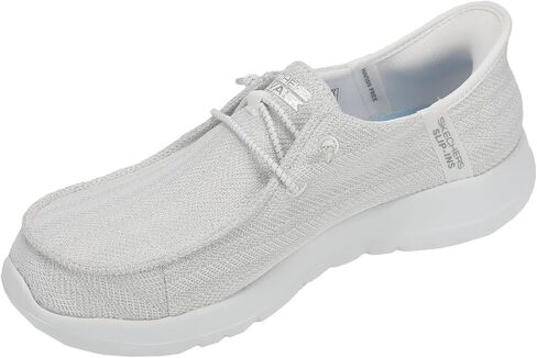 Skechers Performance Slip-Ins: Go Walk Joy-Fantasia Women's Slip On, 6.5 C/D US, White-Silver in Kuwait