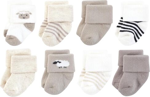 Hudson Baby Baby 8-pack Cotton Rich Newborn and Terry Socks in Saudi Arabia