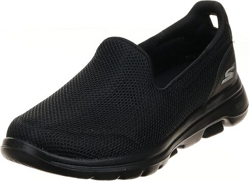 Skechers Women's Go Walk 5 Sneaker | Air-Cooled Goga Mat Insole, Ultra Go Cushioning, Comfort Pillar Technology, Machine Washable in Kuwait