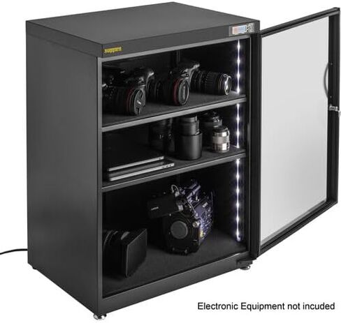 RUGGARD EDC-230LC Electronic Dry Cabinet (Black, 230L) in Kuwait