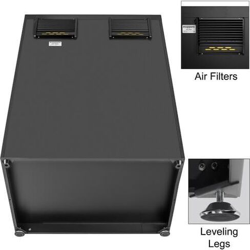 RUGGARD EDC-230LC Electronic Dry Cabinet (Black, 230L) in Kuwait
