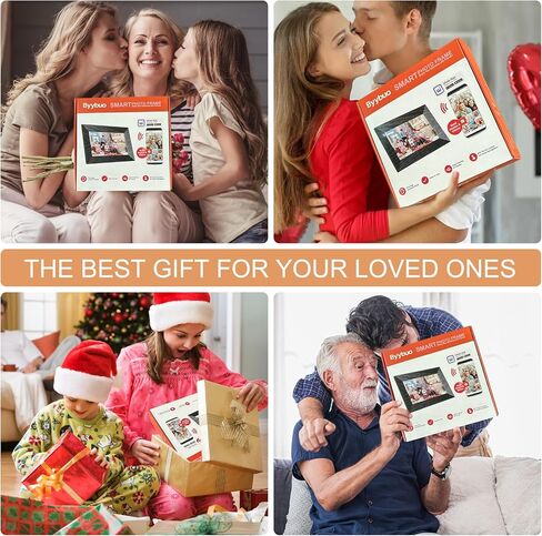 Digital Photo Frame 10.1 inch,WiFi Digital Picture Frame | 1280x800 IPS Touch Screen,Auto-Rotate,Wall Mountable,Remote Photo Video Upload,Multi-User Sharing,Home Decor & Gift in Kuwait