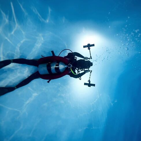 Godox WT25D Daylight Waterproof LED Tube Light, 24W 9.8'' 5600K Underwater LED Light CRI/TLCI 96+ Dimming 0-100%, Supports 40m Dive Depth Bluetooth APP Control in Kuwait