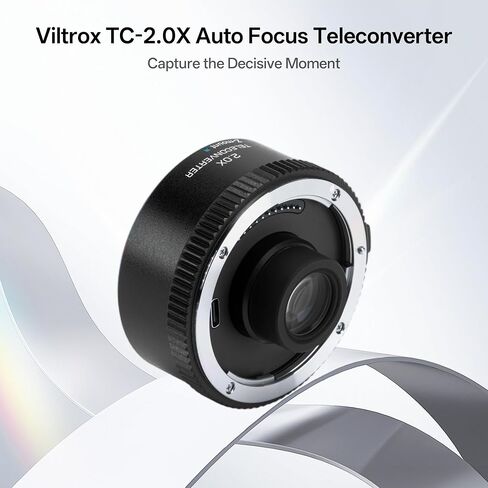 VILTROX Teleconverter TC-2.0X for 2.0X Magnification, Auto Focus Teleconverter Extender Converter Compatible with Nikon Z-Mount NIKKOR Z 70-200mm f/2.8VR S, 400mm f/4.5 VR S, 100-400mm f/4.5-5.6 VR S in Kuwait