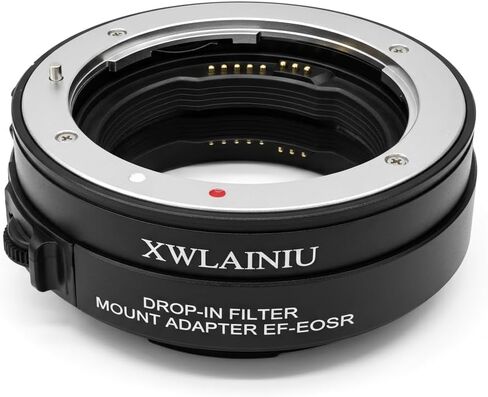 EF-EOSR PRO AF Adapter with Built-in CPL for EOS R Camera | EF-EOS R PRO adapter with built-in CPL, AF/IS/EXIF, CNC alloy, zero loss, fits RP/R5/R10/R50/R100. in Kuwait
