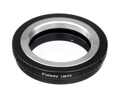 Fotasy Adjustable Leica M39 Lens to Fuji X Adapter, 39mm Lens to X Mount Adapter Compatible with Fujifilm X-Pro1 X-Pro2 X-E1 X-E2 X-E3 X-A5 X-M1 X-T1 X-T2 X-T3 X-T10 X-T20 X-T30 X-T100 X-H1 in Kuwait