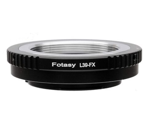 Fotasy Adjustable Leica M39 Lens to Fuji X Adapter, 39mm Lens to X Mount Adapter Compatible with Fujifilm X-Pro1 X-Pro2 X-E1 X-E2 X-E3 X-A5 X-M1 X-T1 X-T2 X-T3 X-T10 X-T20 X-T30 X-T100 X-H1 in Kuwait