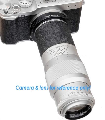 Fotasy Adjustable Leica M39 Lens to Fuji X Adapter, 39mm Lens to X Mount Adapter Compatible with Fujifilm X-Pro1 X-Pro2 X-E1 X-E2 X-E3 X-A5 X-M1 X-T1 X-T2 X-T3 X-T10 X-T20 X-T30 X-T100 X-H1 in Kuwait