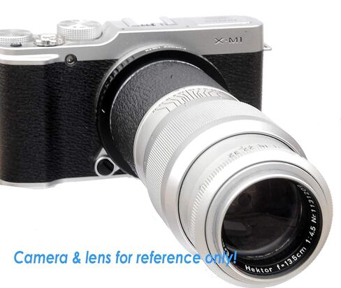 Fotasy Adjustable Leica M39 Lens to Fuji X Adapter, 39mm Lens to X Mount Adapter Compatible with Fujifilm X-Pro1 X-Pro2 X-E1 X-E2 X-E3 X-A5 X-M1 X-T1 X-T2 X-T3 X-T10 X-T20 X-T30 X-T100 X-H1 in Kuwait