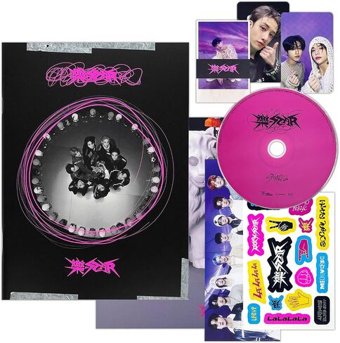 -Rock-Star (Strandard - ROLL Ver.) Photobook + CD-R + Photocard + Panorama Mini Poster + Unit Photocard + Sticker + 2 Pin Badges + 5 Extra Photocards in Kuwait