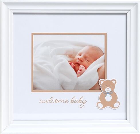 Kate & Milo Our Little Miracle Sonogram Picture Frame, Natural | 5x4" Insert, Wooden Ultrasound Baby Keepsake, Gender-Neutral Nursery Decor, Expecting Parent Gift, Pregnancy Announcement in Kuwait