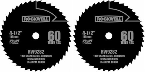 Rockwell RW9282 4 1/2-Inch 60T High Speed Steel Compact Circular Saw Blade in Kuwait