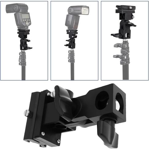 SING F LTD 2pcs Flash Hot Shoe Umbrella Bracket 1/4 in Thread Compatible with Most Photographic Equipment in Kuwait