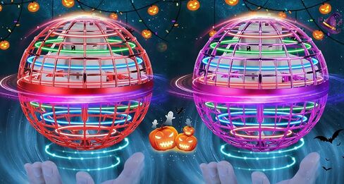 Flying Orb Ball Toy, Hover Hand Mini Drone Cosmic Globe, Fly Spinners for Kids Adults Indoor Outdoor Toys, Cool LED Lights Toys for 6 7 8 9 10+ Years Old Boys Girls Gift in Kuwait