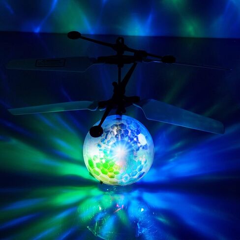 Force1 Orbiter Flying Orb Ball Toy Hand Operated Spinner Drones for Kids - Mini UFO Drone Toys with Remote, Rechargeable LED Indoor Floating Hover Hand Controlled Orb Toys in Kuwait
