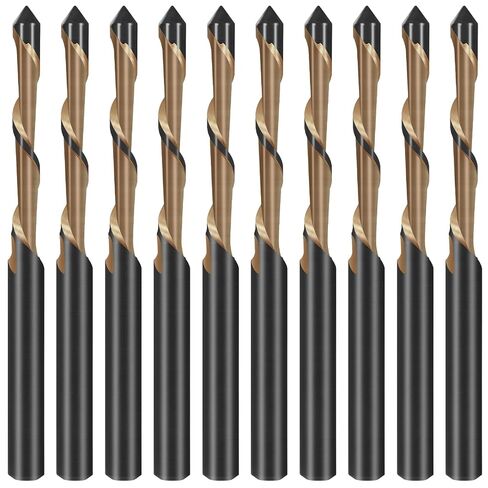 3/16" Drywall Router Bits, 10Pcs Drywall Cutting Tools Guide Point Cutting Bits,Drywall Bit Drywall Guide Point Cutting Bits,Used for with Spiral Saw and Power Tools in Kuwait