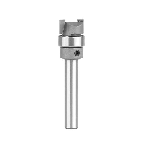 SpeTool Carbide Flush Trim Router Bit 1/4 Shank 1/2 Dia 1/4 CL, Top Bearing Plunge Pattern Router Bit for Woodworking Trimming, Template Guide Woodworking Milling Cutter Tool in Kuwait