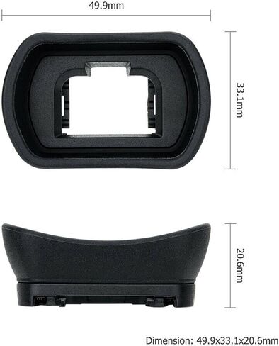 1* Soft Silicone Camera Eye Cup Eyepiece Viewfinder for Sony A7III A7II A7RIV A7RIII A7RII in Kuwait