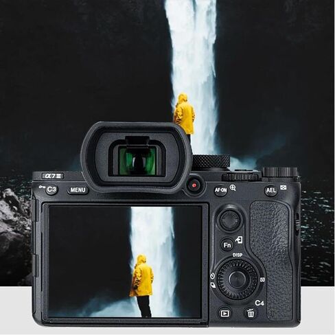 1* Soft Silicone Camera Eye Cup Eyepiece Viewfinder for Sony A7III A7II A7RIV A7RIII A7RII in Kuwait