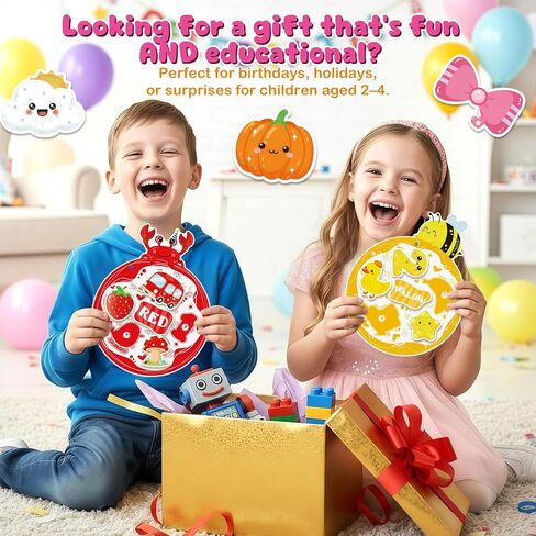 slapaflife Montessori Color Sorting Toys for Toddlers 2-4,Fine Motor Toys for Toddlers 3-4, Busy Book Preschool Learning Activities, and Toddler Matching Games for Learning and Gift Ideas. in Kuwait