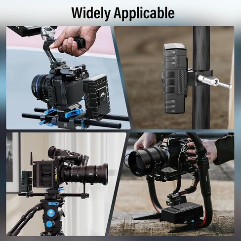 Sirui Mini V Mount Battery Plate, Small V Mount Adapter with 1/4", 3/8", M4, and M3 Multi Threads, SC-VM-B in Kuwait
