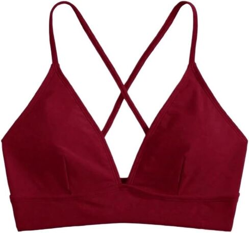 Womens Bikini Tops Solid Color Bikini Top for Beach in Kuwait