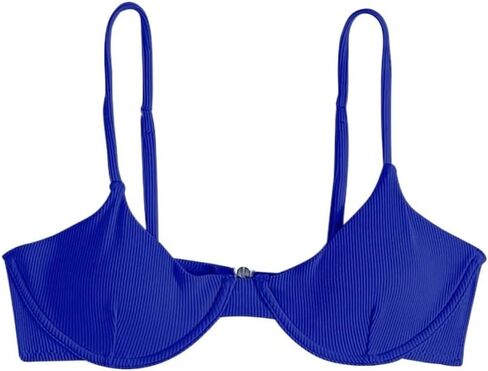 Womens Bikini Tops Summer Beach Ribbed Bikini Top in Kuwait