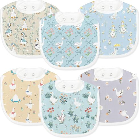 Baby Bibs for Baby Boys Girls 6-Pack in Kuwait