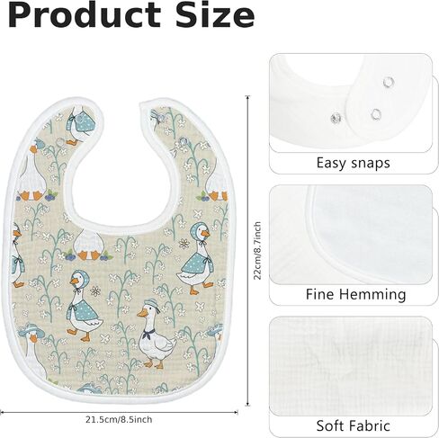 Baby Bibs for Baby Boys Girls 6-Pack in Kuwait