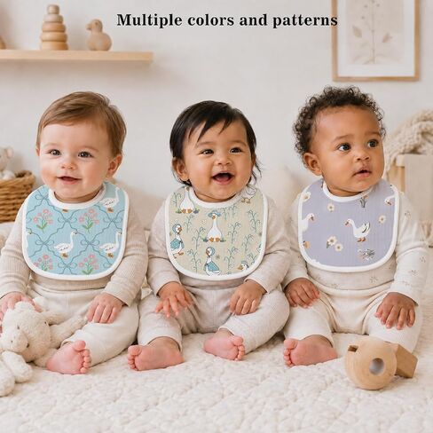 Baby Bibs for Baby Boys Girls 6-Pack in Kuwait