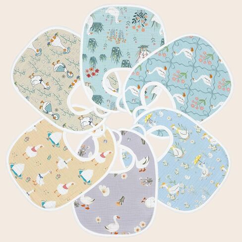Baby Bibs for Baby Boys Girls 6-Pack in Kuwait
