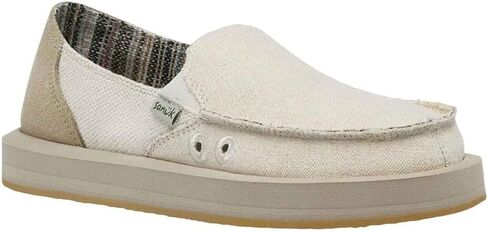Sanuk Womens Hemp Loafers | Womens Shoes | Slip On Shoes for Women | Women's Slip-on Loafers | Memory Foam Footbed in Kuwait