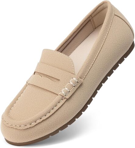 DREAM PAIRS Women's Loafers Slip On Comfort Work Flats | Comfortable Classic Lightweight Moccasin Loafers Business Casual Formal Work Office Daily Walking Driving Shoes in Kuwait