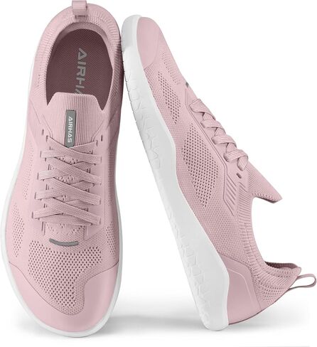 AIRHAS Womens Gym Barefoot Shoes Zero Drop Sneakers for Women Lightweight Workout Shoes(Mauve,8.5) in Kuwait
