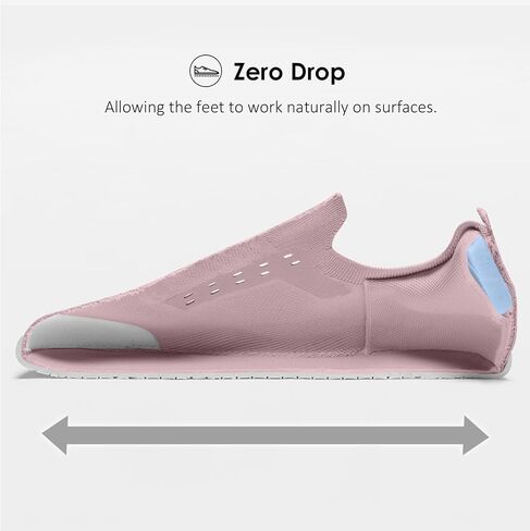 AIRHAS Womens Gym Barefoot Shoes Zero Drop Sneakers for Women Lightweight Workout Shoes(Mauve,8.5) in Kuwait