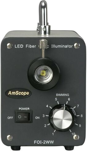 AmScope LED-20WR 20W LED Fiber Optic O-Ring Light Microscope Illuminator in Kuwait