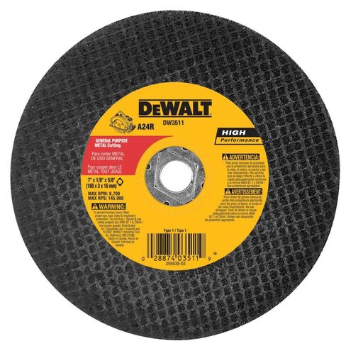 DEWALT 7-Inch Metal Cutting Blade, 5-Pack (DW3511B5) in Kuwait