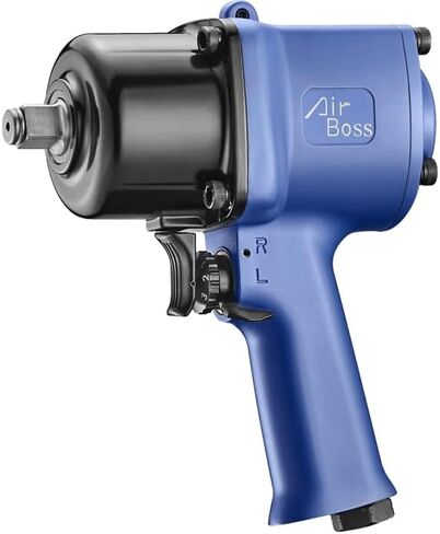 Airboss AW-141P 1/2" Air Impact Wrench, 1,620 ft-lbs Max Torque, Twin Hammer, Magnesium Alloy, High Torque 1/2 Impact Wrench for Lug Nuts, Tire Shop, Automotive Repair & General Fastening in Saudi Arabia