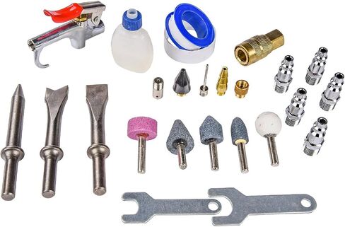 JEGS 81151 Air Tool Kit Includes Impact Wrench Ratchet Wrench Hammer Die Grinder in Kuwait