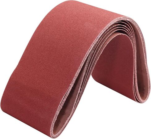 6 x 48 Sanding Belts, 80 Grit 6x48 Inch Sanding Belt for Belt Sander, 6x48 Aluminum Oxide Belt Sander Sanding Belts for Woodworking, 6 Pack(6x48in, 80 Grit) in Kuwait