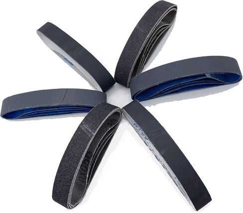24 Pack 1 x 18 Inch Sanding Belts P80 P240 P400 P600 P800 P1000 for Ken Onion | Coarse to fine grits for knife sharpening. Fits Ken Onion blade grinder attachment in Kuwait