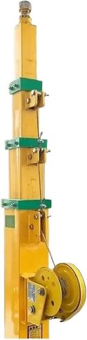 Manual Crank Lifting Monitoring Pole, Mechanical Winch Telescopic Support Rod(9m) in Kuwait